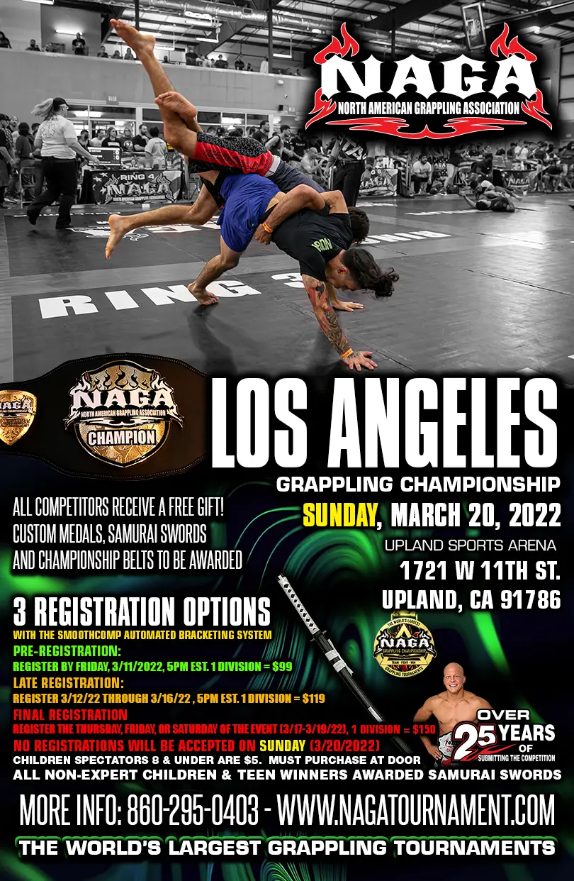 Los Angeles Grappling & BJJ Championship California NAGA Fighter