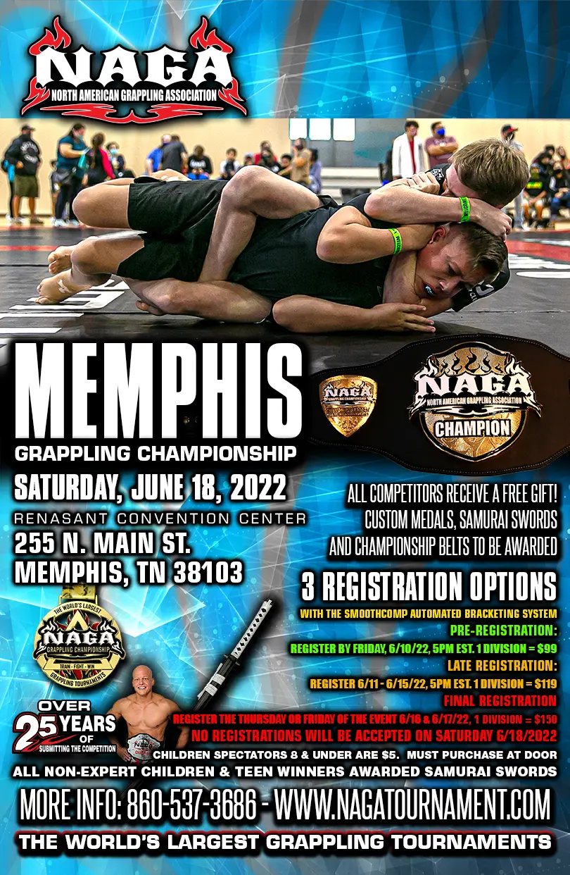 Memphis Grappling & BJJ Championship Tennessee NAGA Fighter
