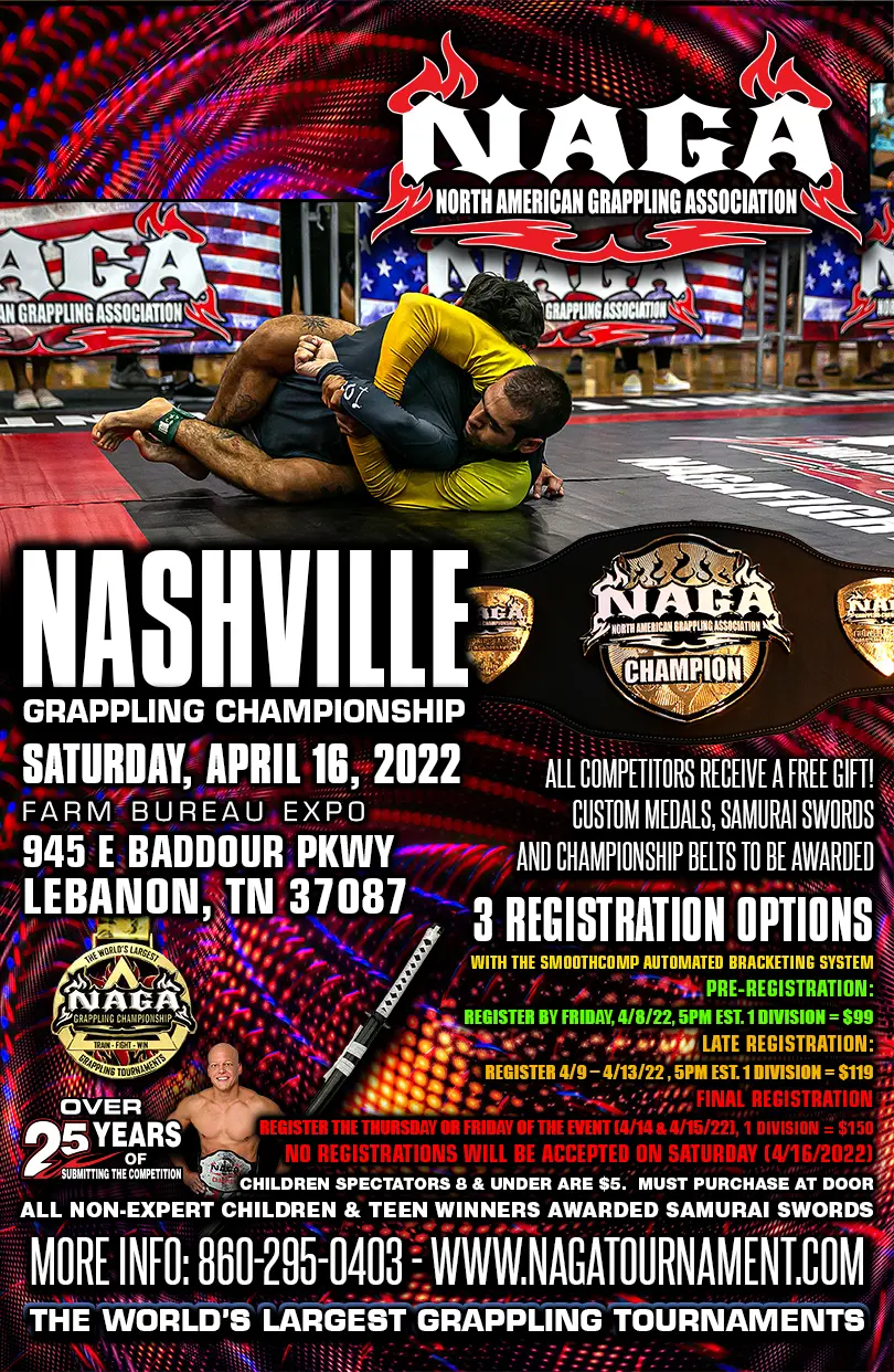 Nashville Grappling & BJJ Championship Tennessee NAGA Fighter