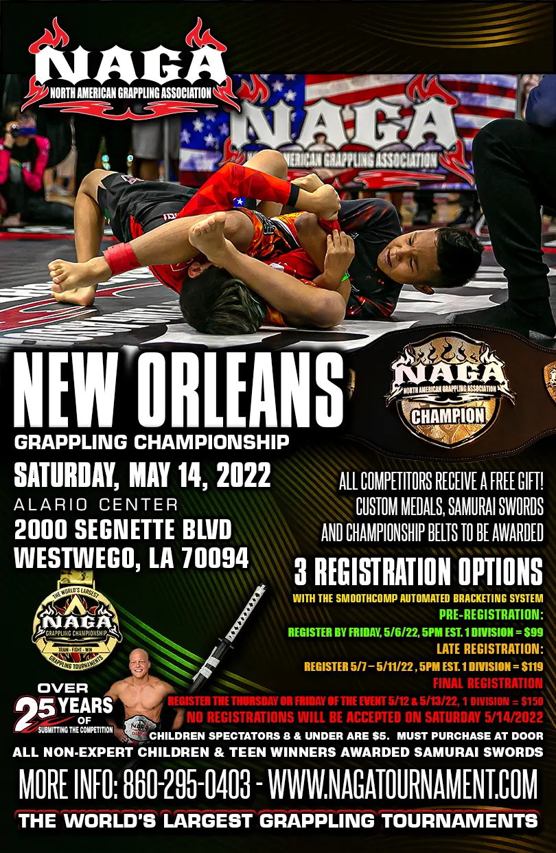 New Orleans Grappling & BJJ Championship Louisiana NAGA Fighter
