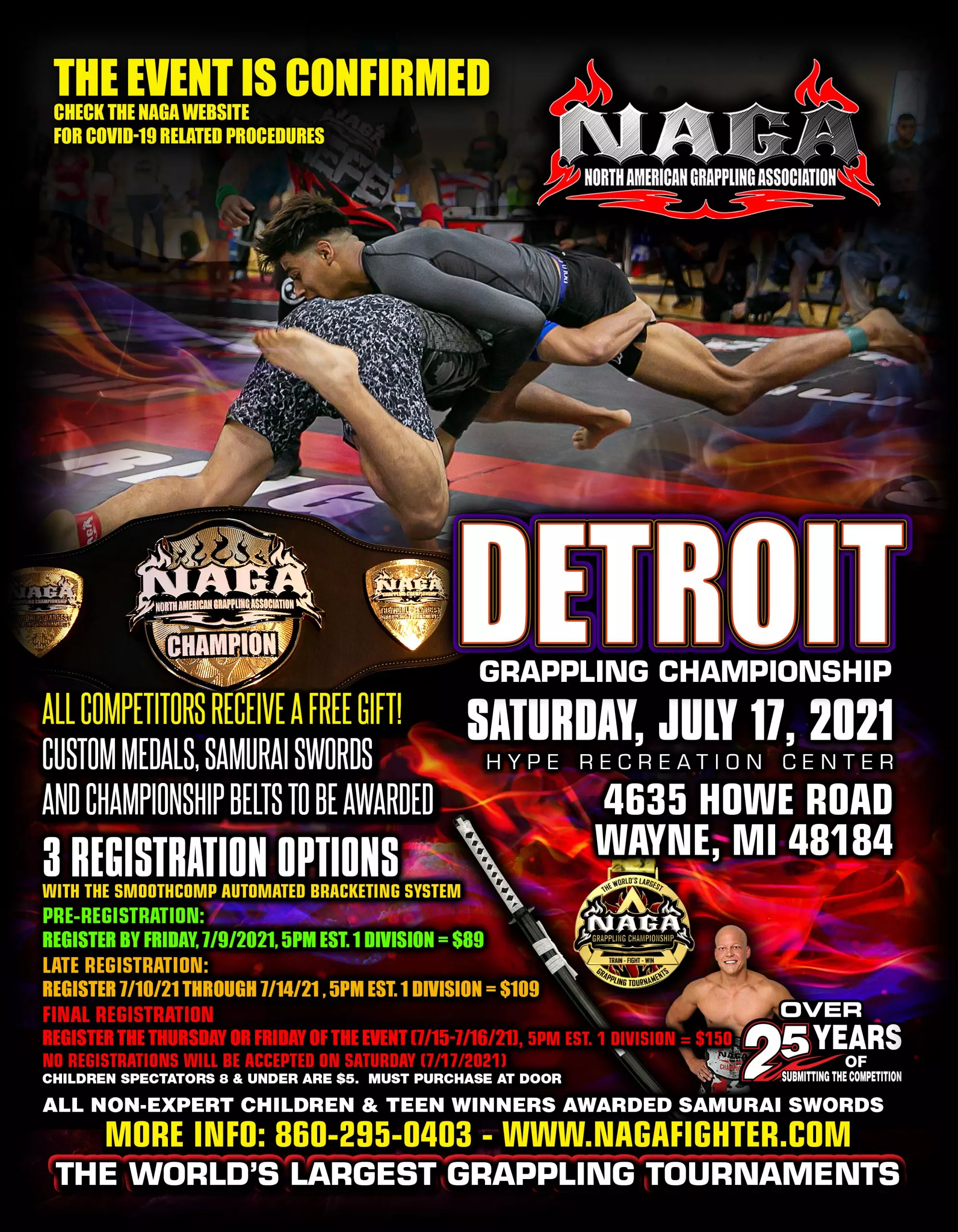Detroit Grappling Championship Michigan NAGA Fighter