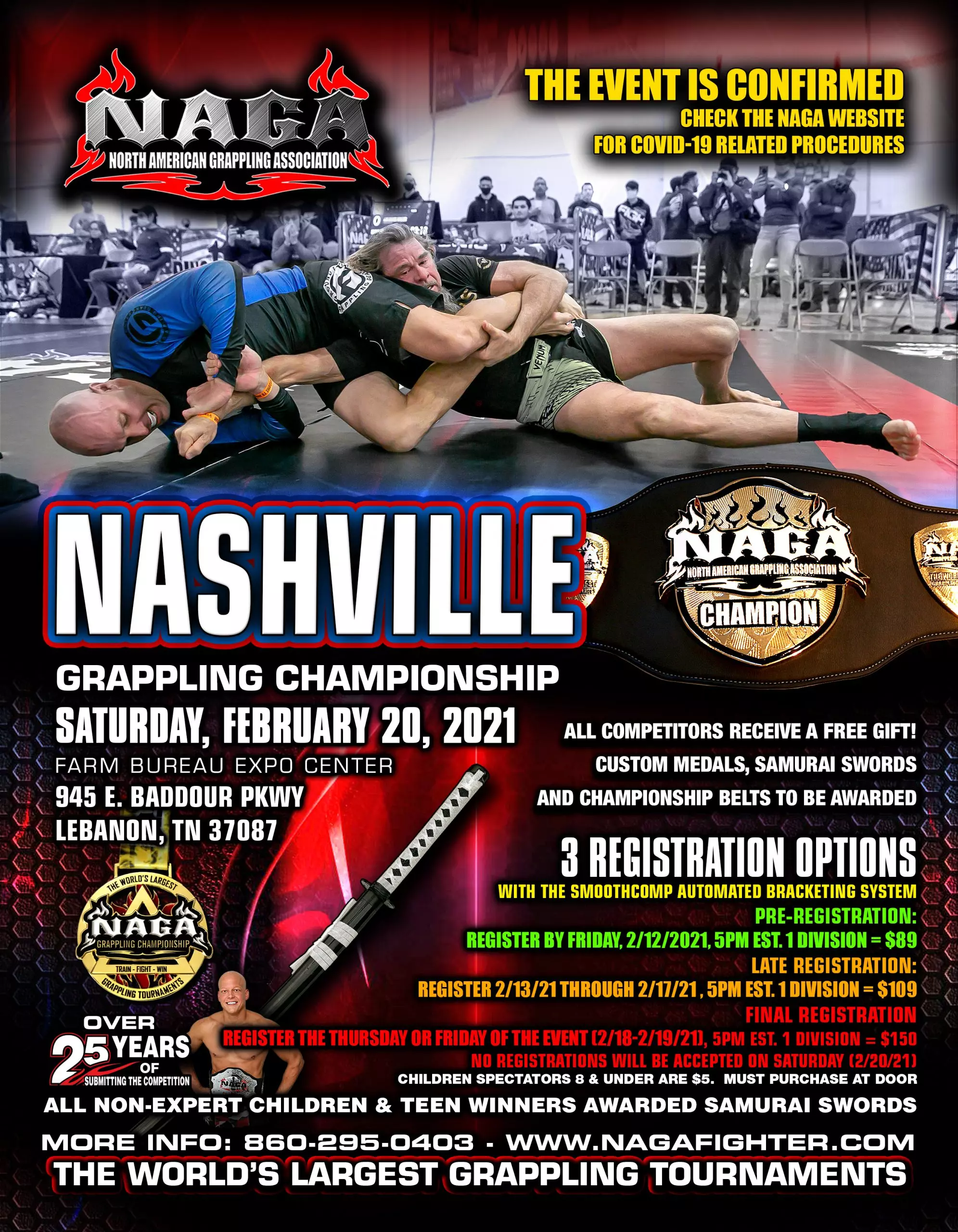Nashville Grappling Championship NAGA Fighter