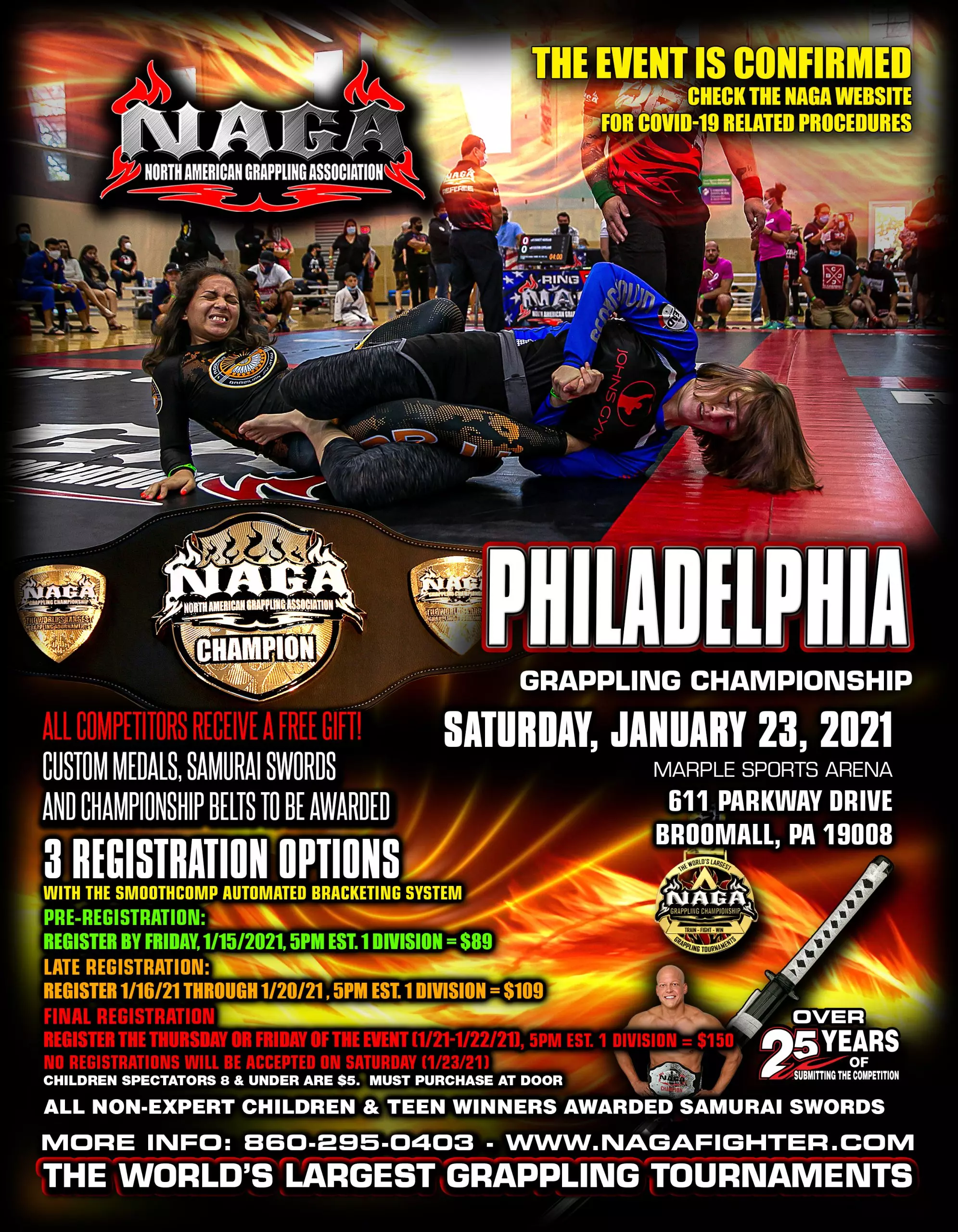 Philadelphia Grappling Championship NAGA Fighter