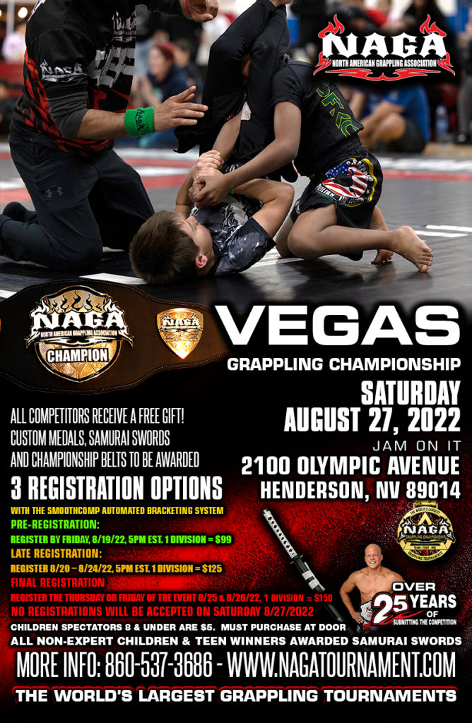 Vegas Grappling & BJJ Championship 2 Las Vegas, NV NAGA Fighter