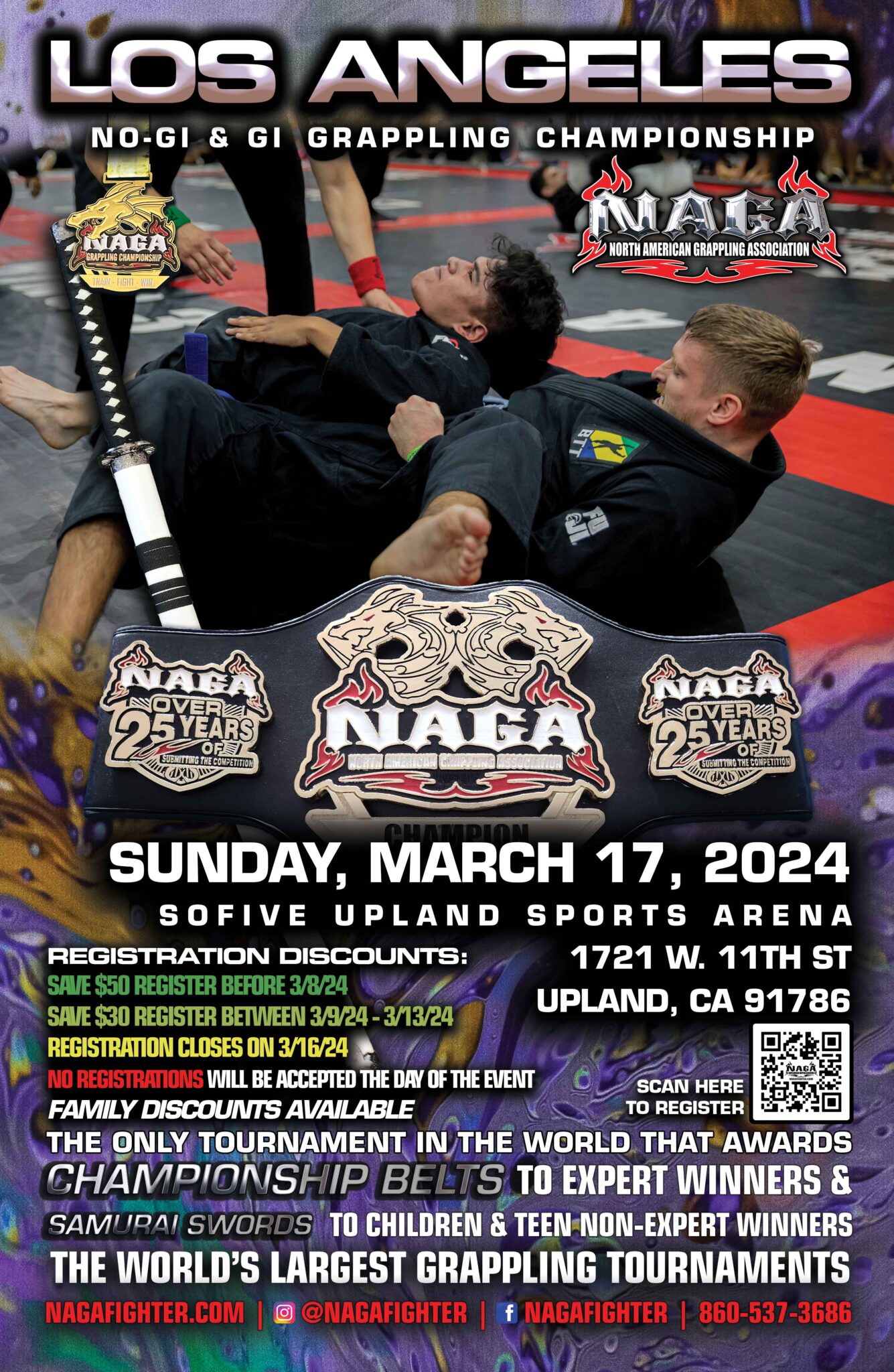 Los Angeles Grappling & BJJ Championship Upland, CA NAGA Fighter