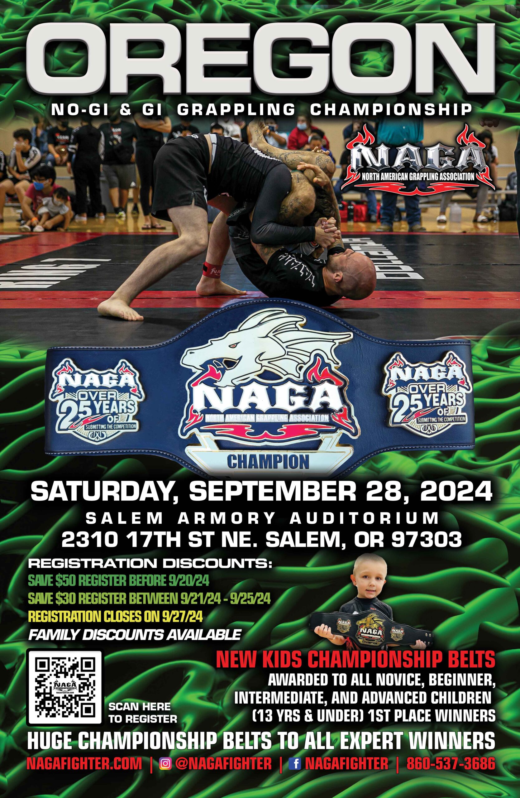 Oregon Grappling & BJJ Championship - Salem, OR - NAGA Fighter