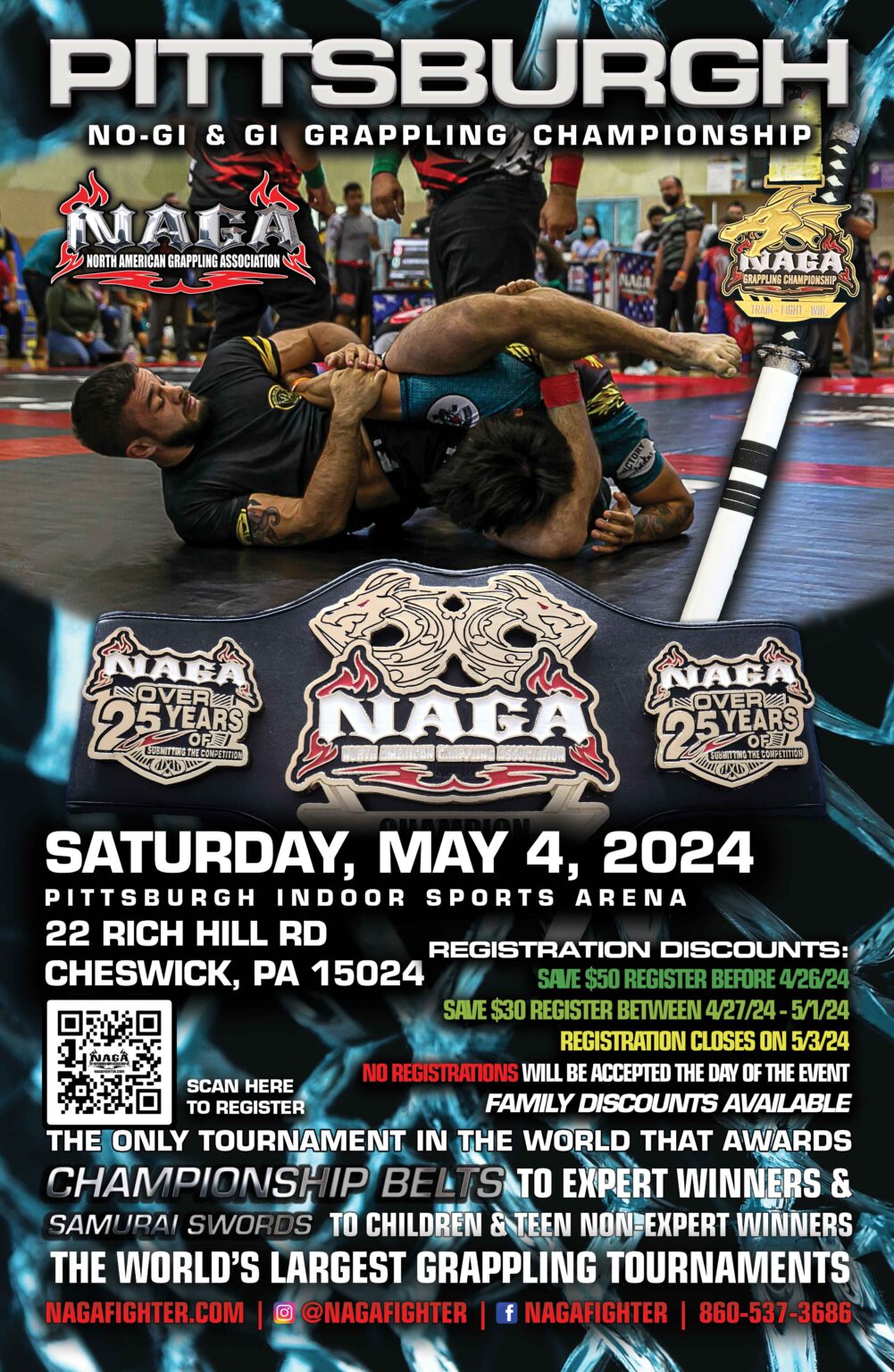 Pittsburgh Grappling & BJJ Championship Pittsburgh, PA NAGA Fighter