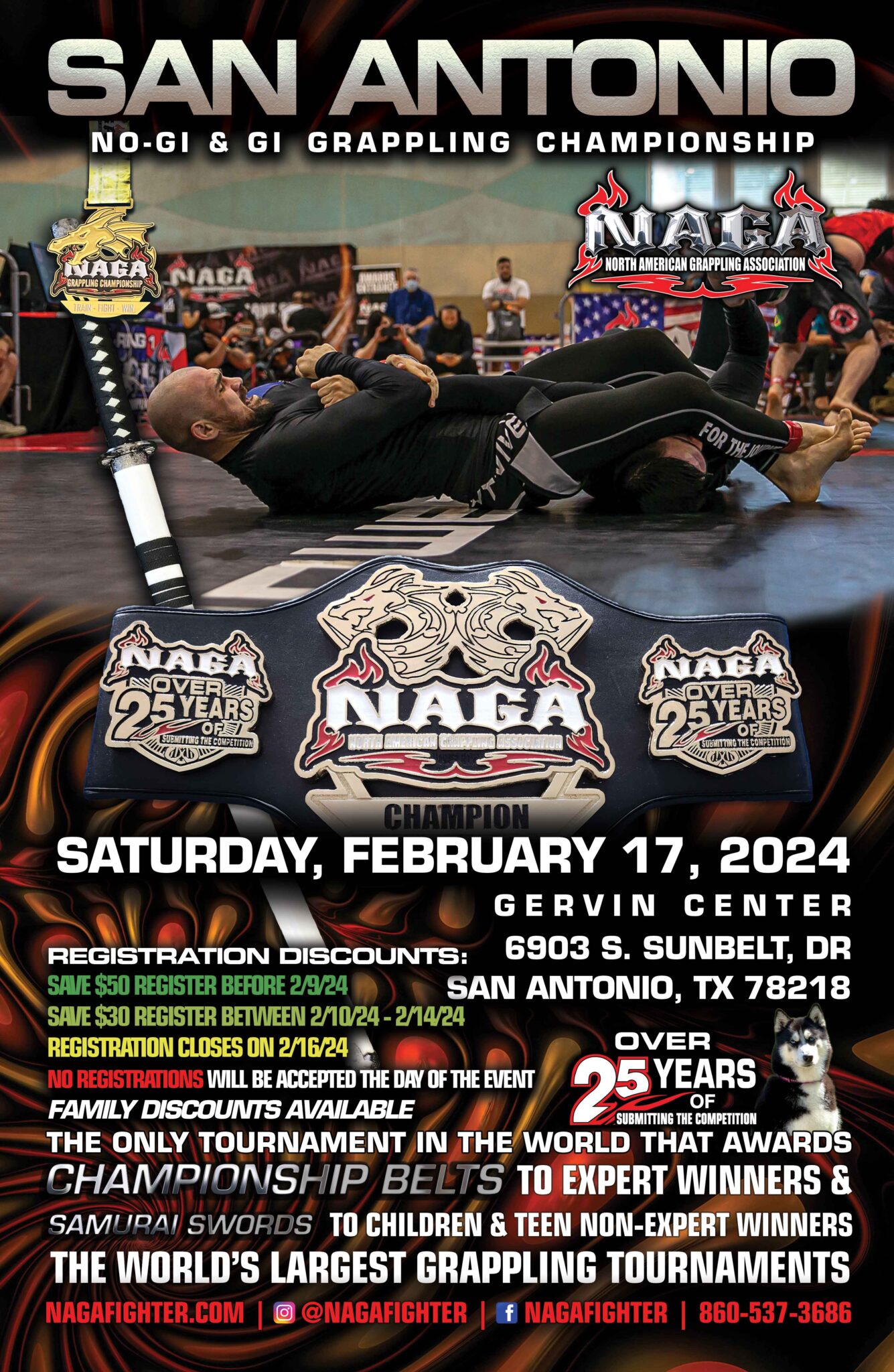 San Antonio Grappling & BJJ Championship San Antonio, TX NAGA Fighter